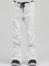 New Fashion Winter Waterproof White Ski Snowboard Pants Ins Street